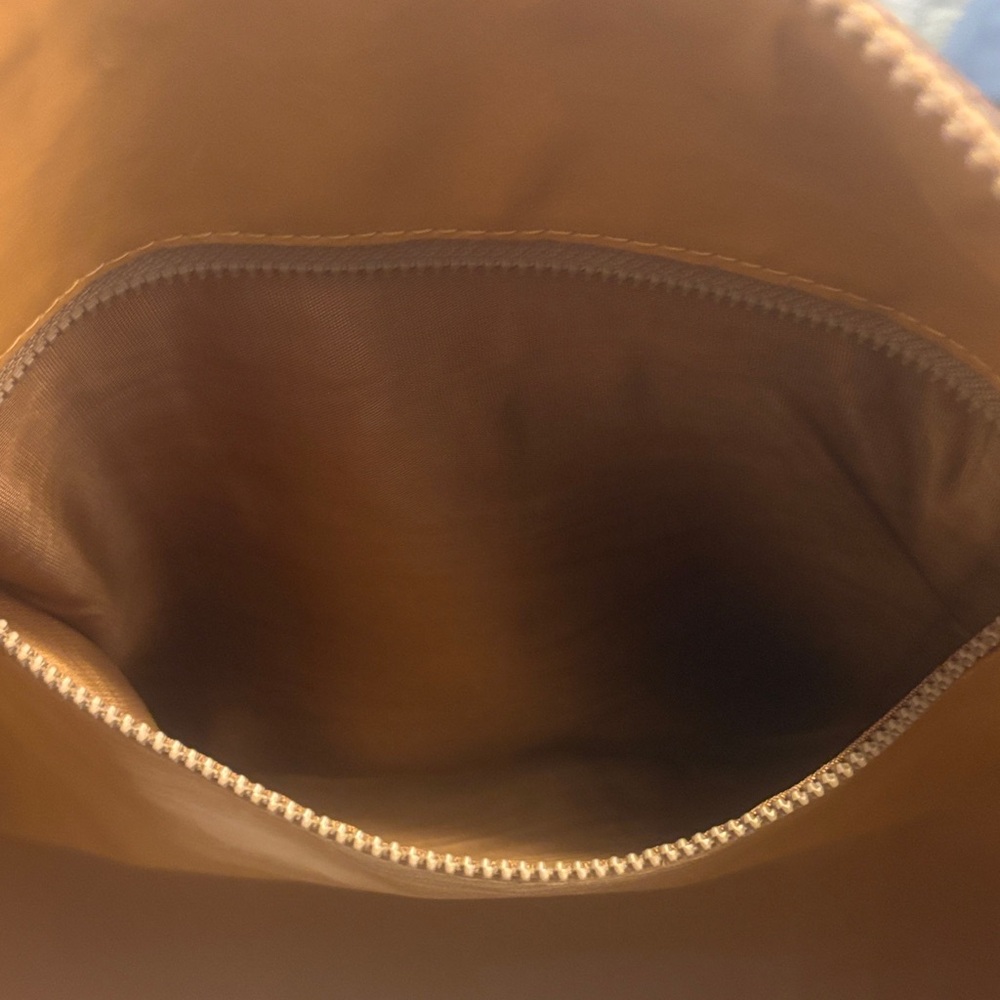 Celine Leather-Trim large Brown Patterned Travel Duffel Bag - Picture 8 of 9